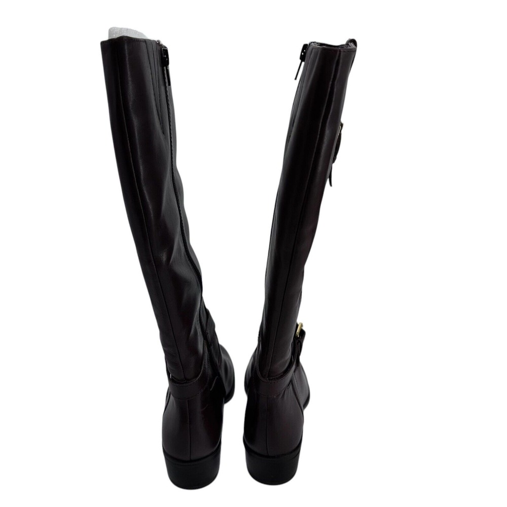 Lauren Ralph Lauren Women's Tall Riding Boots Size 6.5 B Brown Leather Monica - Picture 6 of 12